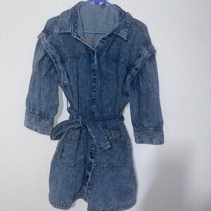 Denim dress